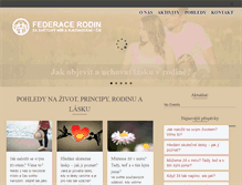 Tablet Screenshot of federacerodin.cz
